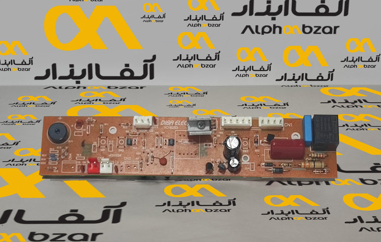 پشت برد کنترل فریزر نوفراست پارس سه کلید