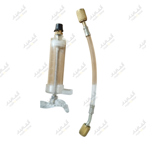 سرنگ تزریق روغن به کمپرسور