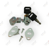 نمای نزدیک قفل فلزی MAXCOOL با مکانیزم قفل مکانیکی و طراحی ارگونومیک