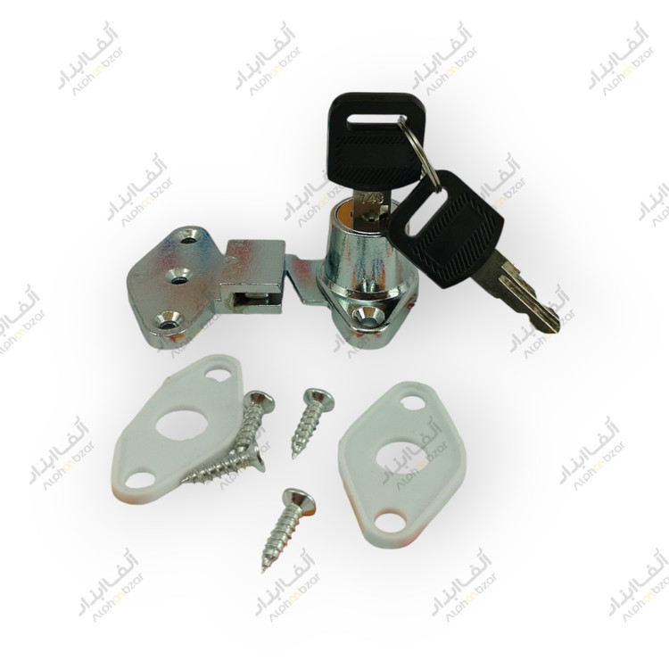 نمای نزدیک قفل فلزی MAXCOOL با مکانیزم قفل مکانیکی و طراحی ارگونومیک