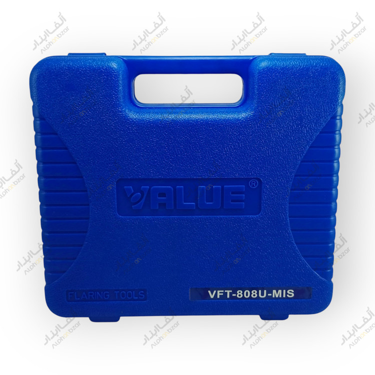 مجموعه کامل VALUE VFT-808U-MlS شامل پرچ کن، سایزهای مختلف و کیس حمل پلاستیکی