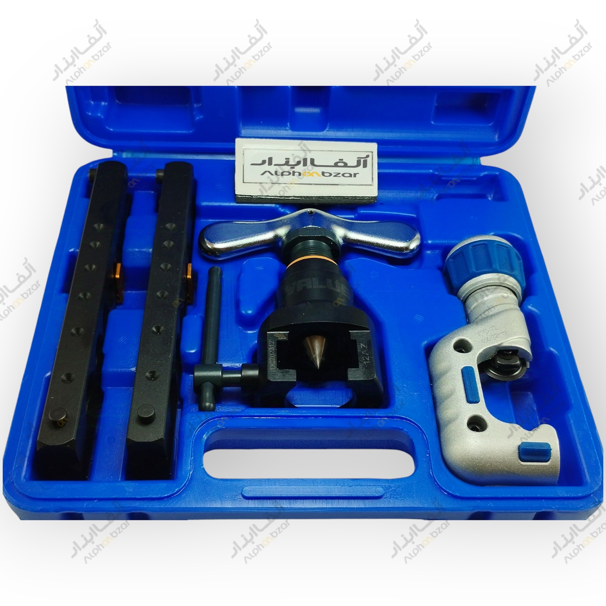 پرچ کن دستی VALUE VFT-808U-MlS اکسنتریک حرفه‌ای برای سیستم تبرید و تهویه مطبوع