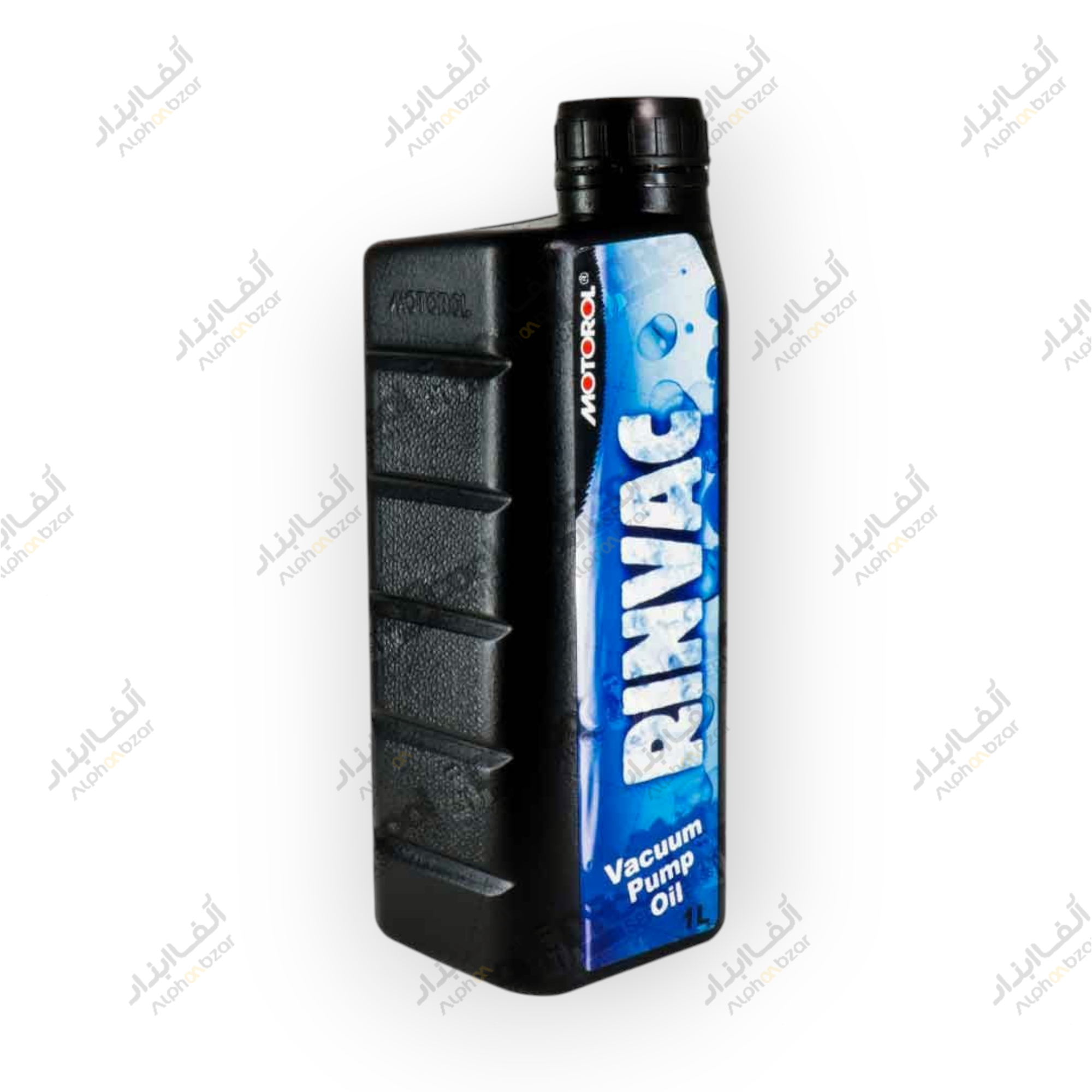روغن وکیوم RINVAC MOTOROL در بسته‌بندی یک لیتری مخصوص تجهیزات وکیوم صنعتی با خواص ضد اکسیداسیون