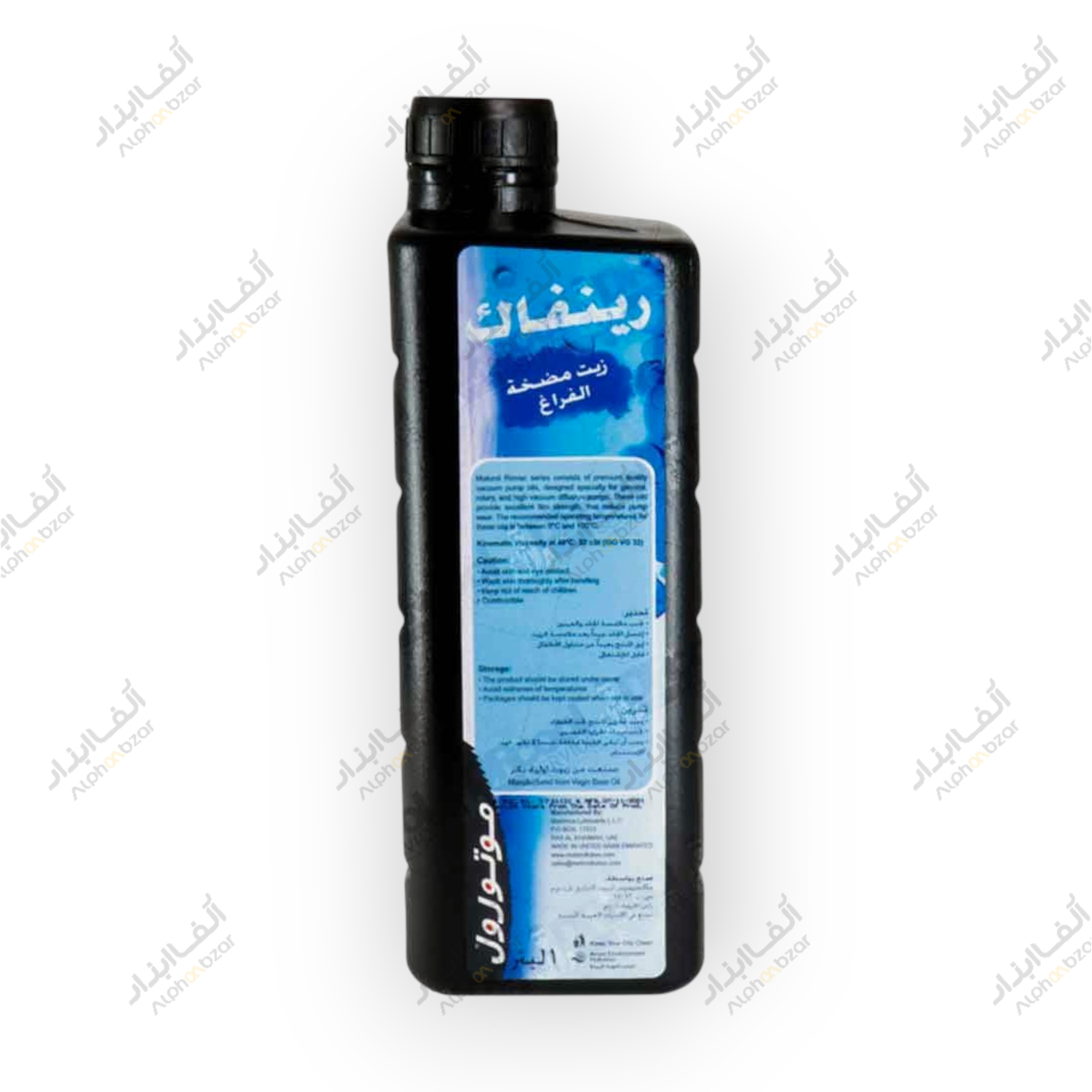 بطری روغن وکیوم پریمیوم MOTOROL RINVAC 1 لیتر مناسب برای پمپ‌های روتاری و کاربردهای صنعتی تحت خلأ