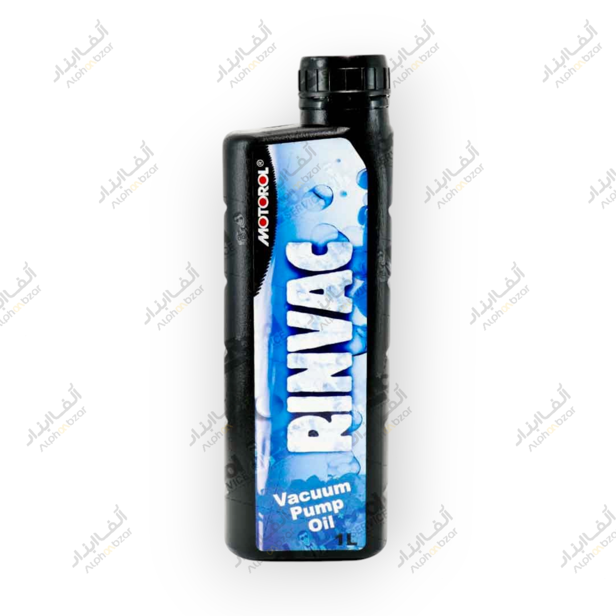 بطری 1 لیتری روغن وکیوم MOTOROL RINVAC برای پمپ‌های وکیوم با شاخص ویسکوزیته بالا و مقاومت حرارتی عالی