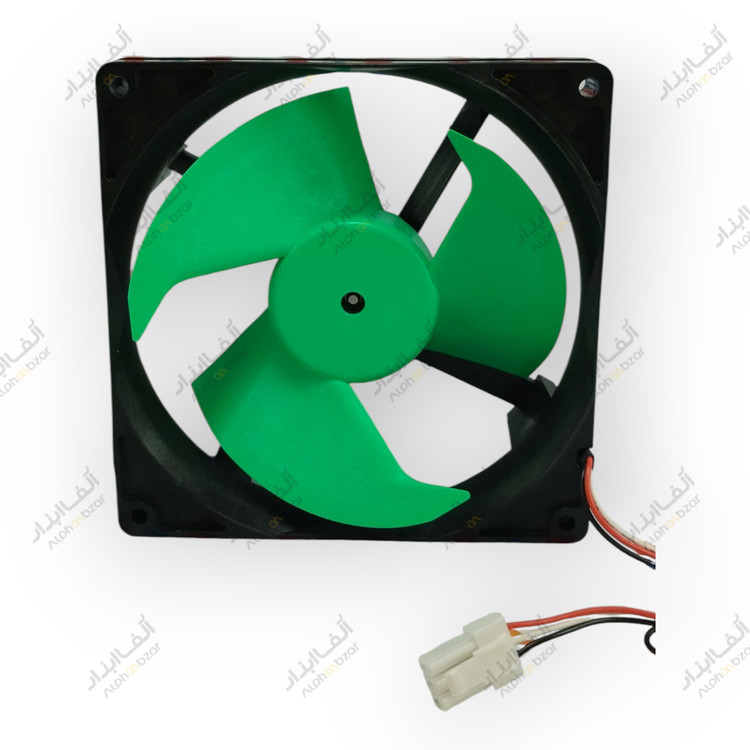 قطعه یدکی فن خنک کننده یخچال هیتاچی 12 ولت 0.23 آمپر مناسب تعویض