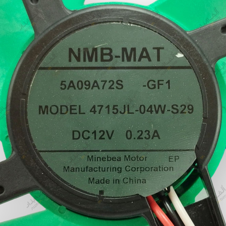 فن کمپرسور یخچال فریزر هیتاچی اصل با بلبرینگ بال بیرینگ و سرعت 2400 دور