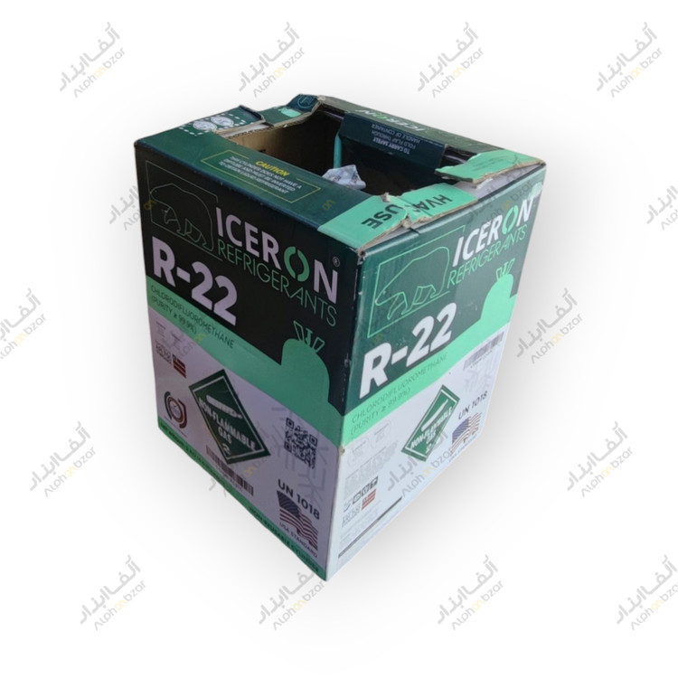 ICERON R-22 Refrigerant Cylinder 3KG - کپسول گاز مبرد کلرودیفلوئورومتان غیرقابل اشتعال استاندارد UN1018