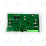 ولتاژ DC 14V به 12V با بردهای سبز رنگ، ترمینالهای آبی و LED نشانگر برای فنهای یخچال هیتاچی