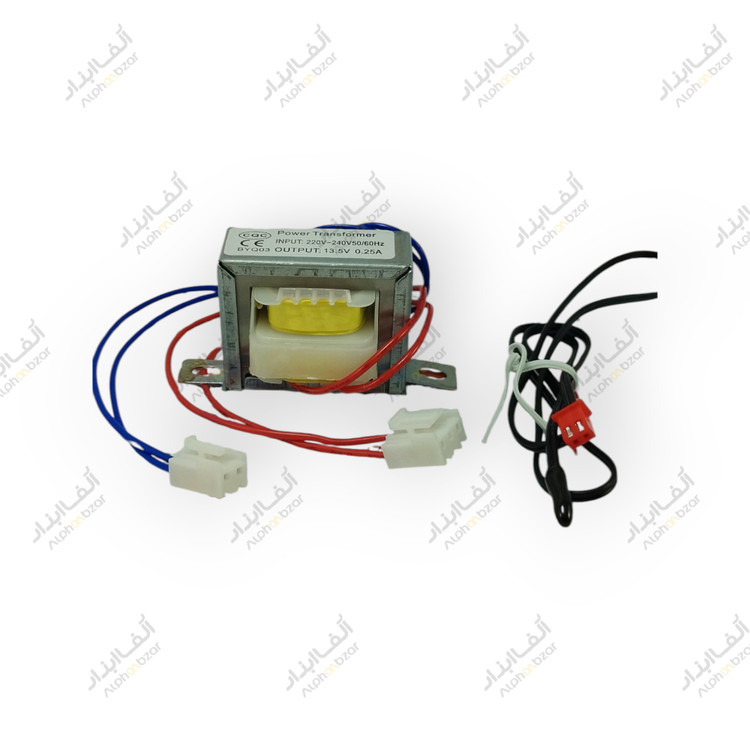 برد مادر یونیورسال کولر گازی OG Cool QD-U02B+(M) با گیرنده مادون قرمز، سنسور دما و کابل کشی کامل