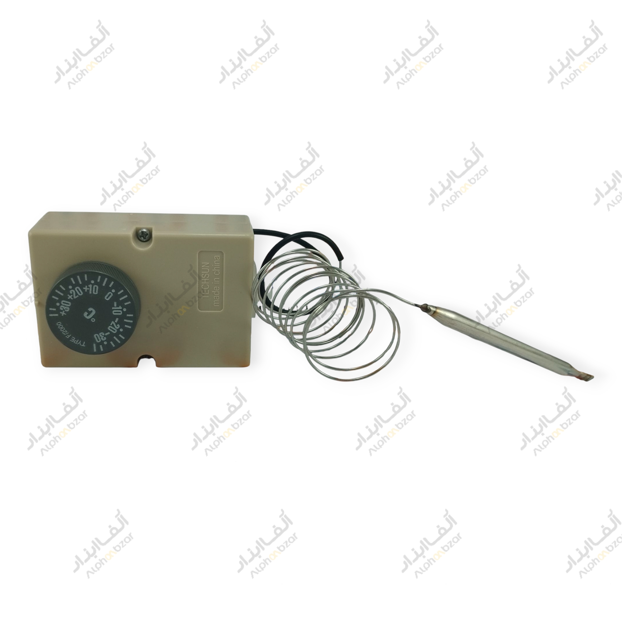 TECHSUN Commercial Refrigerator Thermostat - ترموستات حرفه‌ای یخچال فریزر ویترینی با کنترل دمای دقیق و سیستم کاپیلاری مقاوم