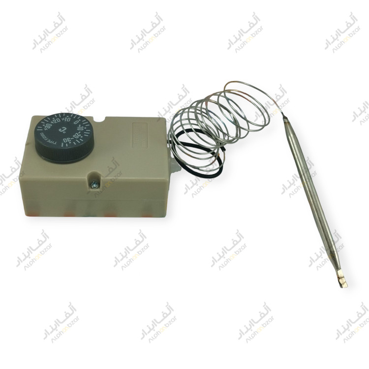 ترموستات برند TECHSUN مخصوص یخچال و فریزر ویترینی تجاری با سیستم کاپیلاری دقیق و قابلیت تنظیم دمای محیطی