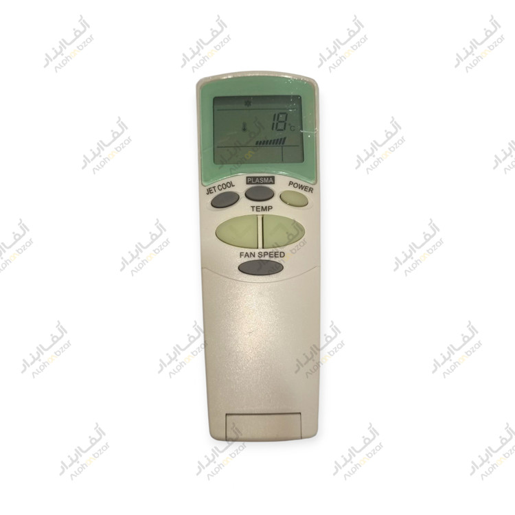 مشخصات فنی ریموت کنترل کولر گازی الجی سبز و نقرهای