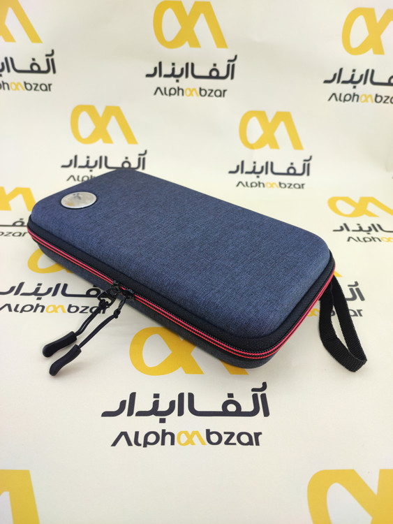 کیف برزنتی و محافظ ابزار دقیق و مولتی متر رنگ نوک مدادی با زیپ قرمز