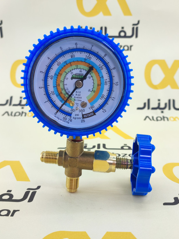 ابزار گیج منیفولد برای شارژ گاز کولر گازی و یخچال با مبردهای R22 و R134a