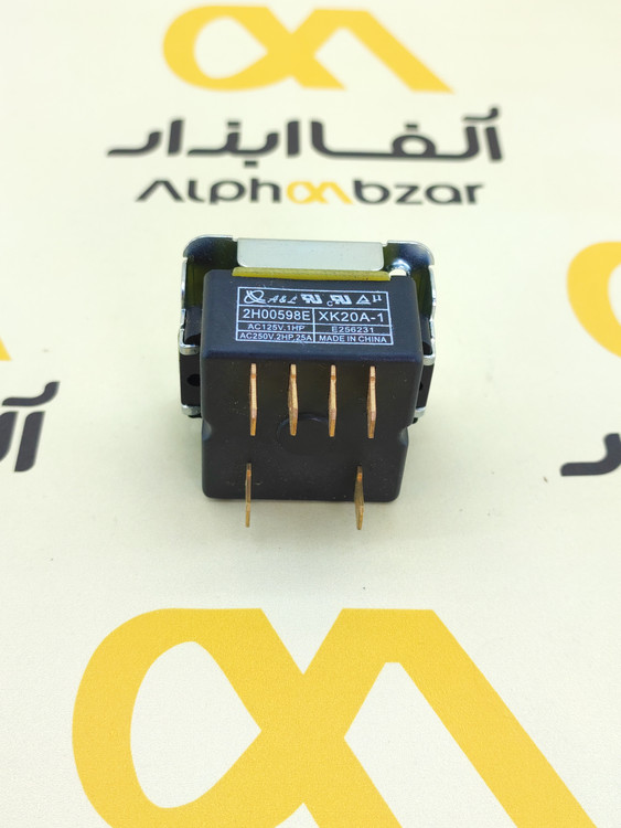 نمای پشت کلید تنظیم دور کولر پاناسونیک مدل XK20A-1 و پایههای اتصال آن