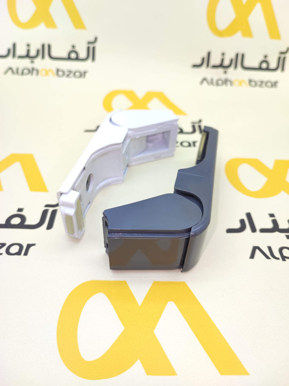 نمای پایه اهرم آسان بازشو دستگیره لولهای با محل نصب تک پیچ مرکزی