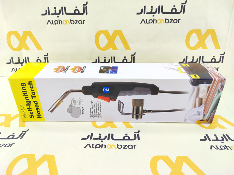 تصویر جعبه و خود محصول سرپیک جوشکاری شلنگ دار PM