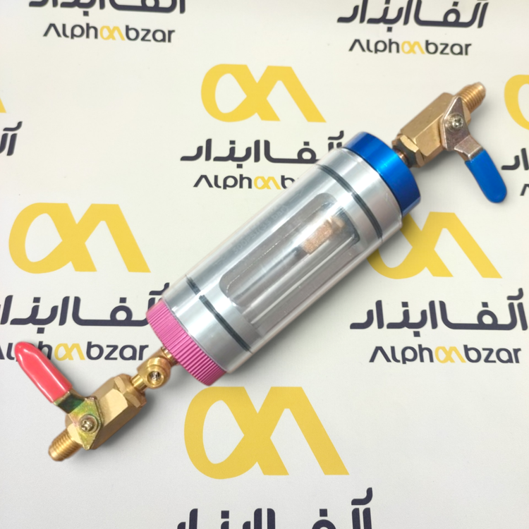 سیلندر دید چشمی آنالیز کیفیت روغن و گاز کولر خودرو