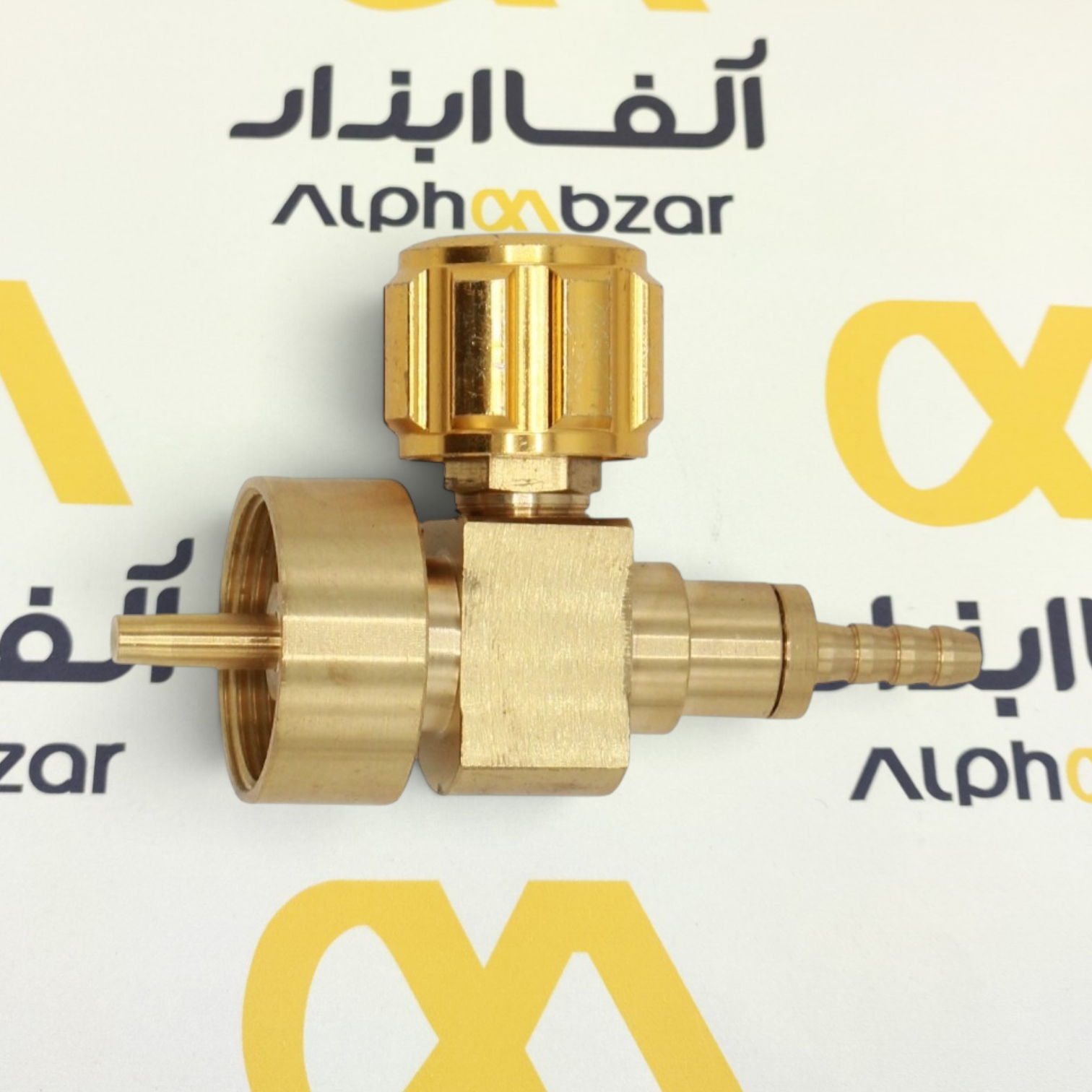 شیر گاز مپ برنجی مدل C&A-M25 با دسته چرخشی و اتصال CGA600